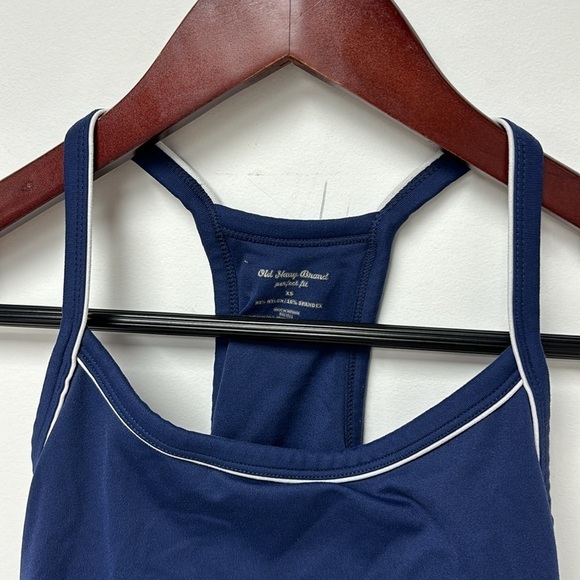 OLD NAVY brand Women's sleeveless gym t-shirt in narrow navy blue size XS - Picture 5 of 7
